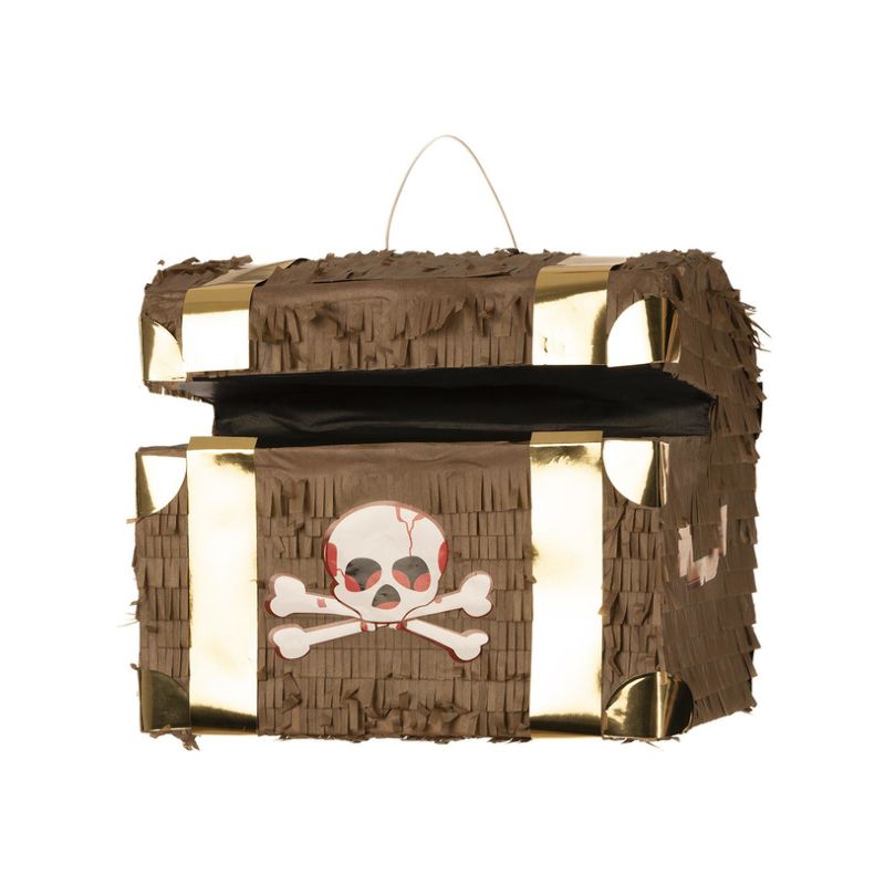 Treasure Chest Pinata Child Brown 1