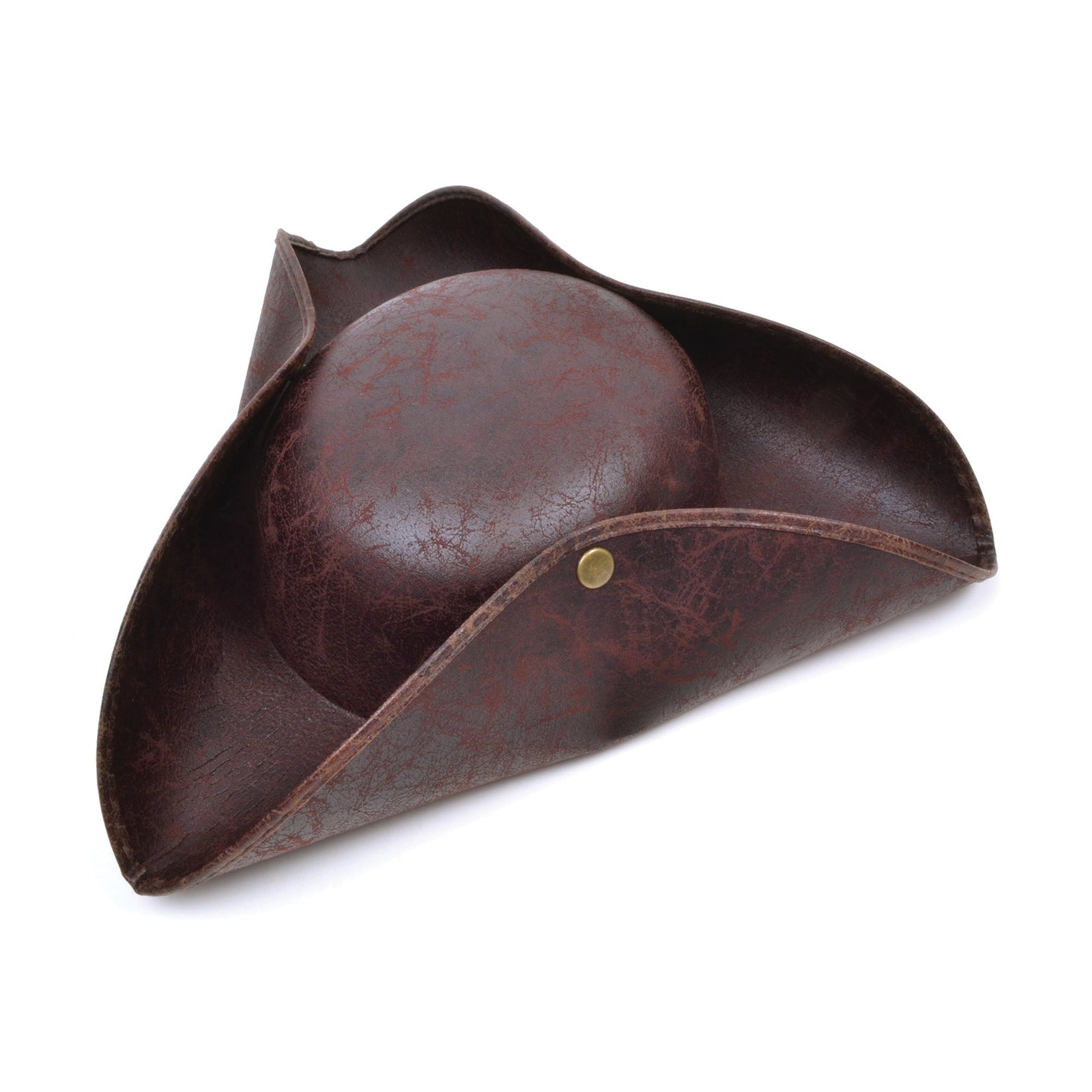 Tricorn Hat Brown Ancient Look 1