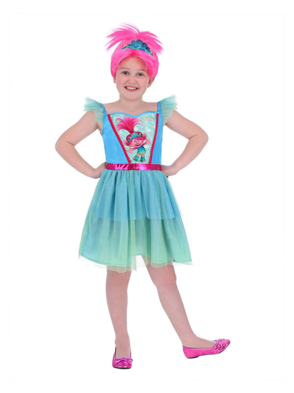 Trolls Band Together Poppy Costume Blue Dress 2
