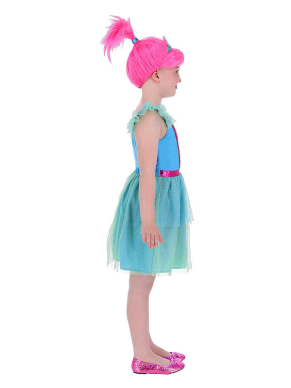 Trolls Band Together Poppy Costume Blue Dress 1