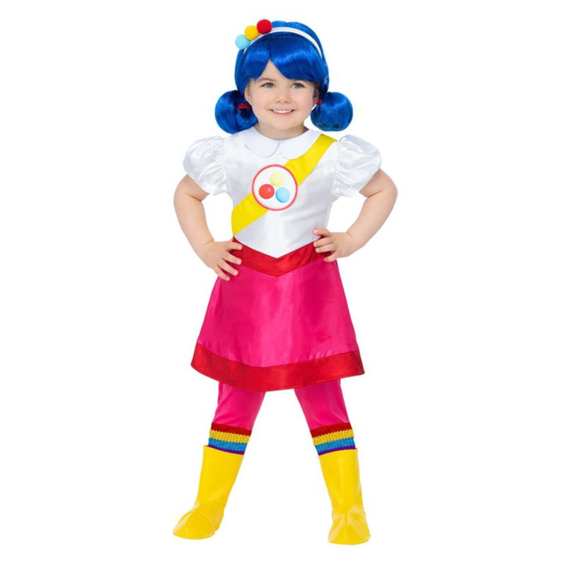 True and The Rainbow Kingdom Costume Dress Child Yellow Blue Pink Red White_1