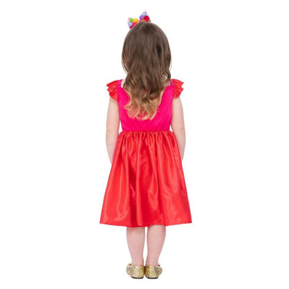 True and The Rainbow Kingdom Pom Pom Costume Child Multi Pink Dress Headband 2