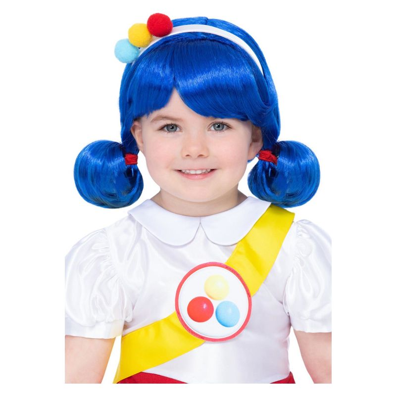 True and The Rainbow Kingdom Wig Child Yellow Blue Red White_1