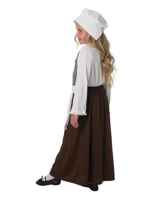 Tudor Girl Costume Dress with Apron 2