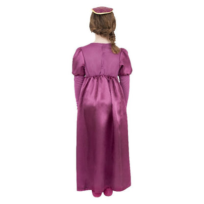 Tudor Girl Costume Purple Child 2