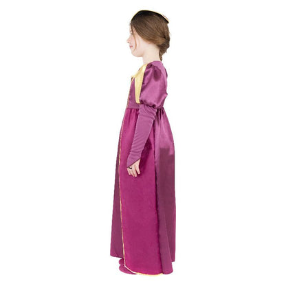Tudor Girl Costume Purple Child 3