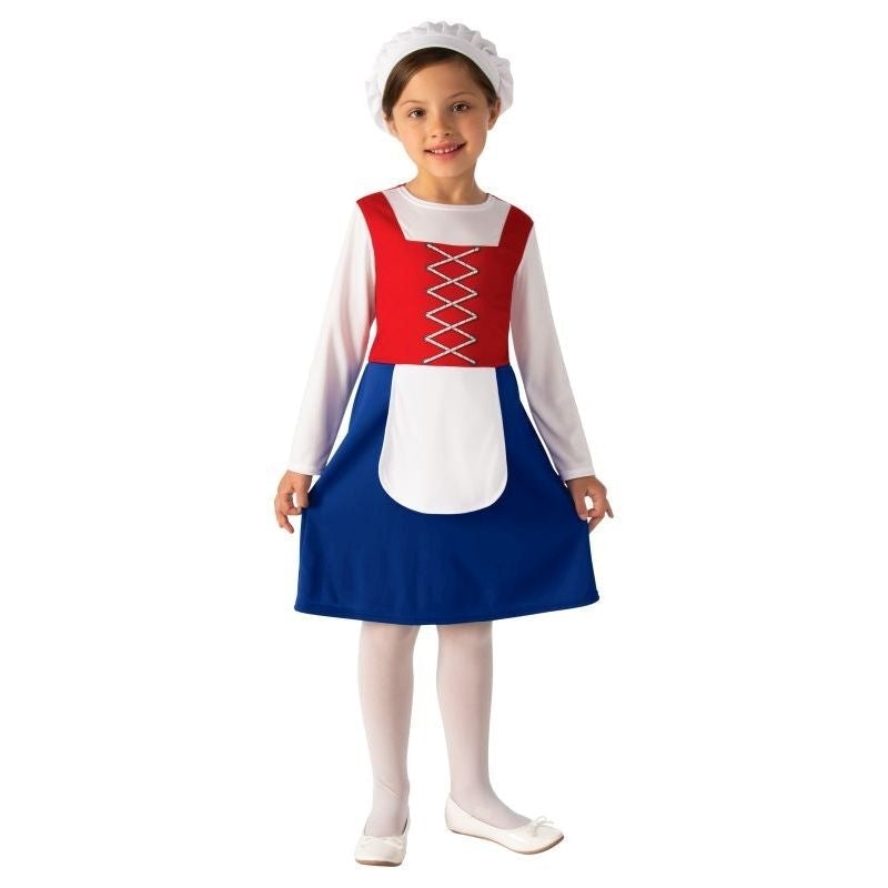 Tudor Girl Costume World Book Day 1