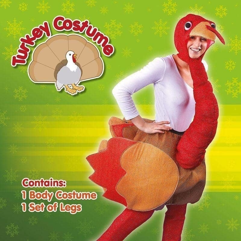 Turkey Costume Step In Mascot Dress Up 2