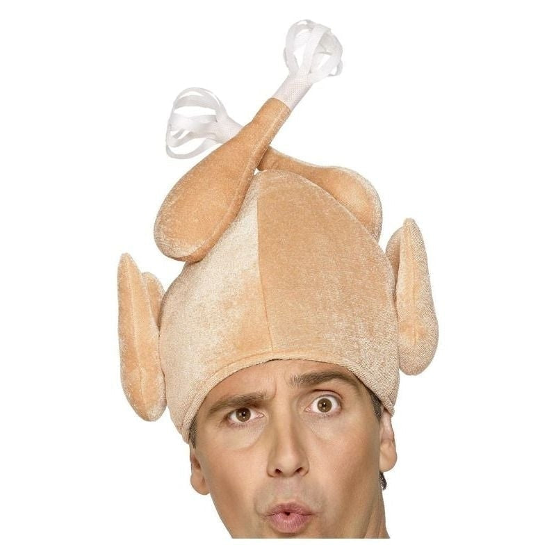 Turkey Hat Adult Nude Costume Accessory 2