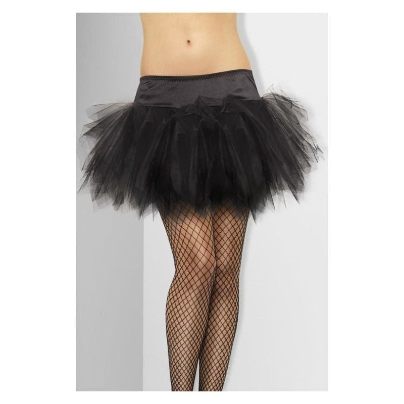 Tutu Frilly Adult Black Costume Accessory 1