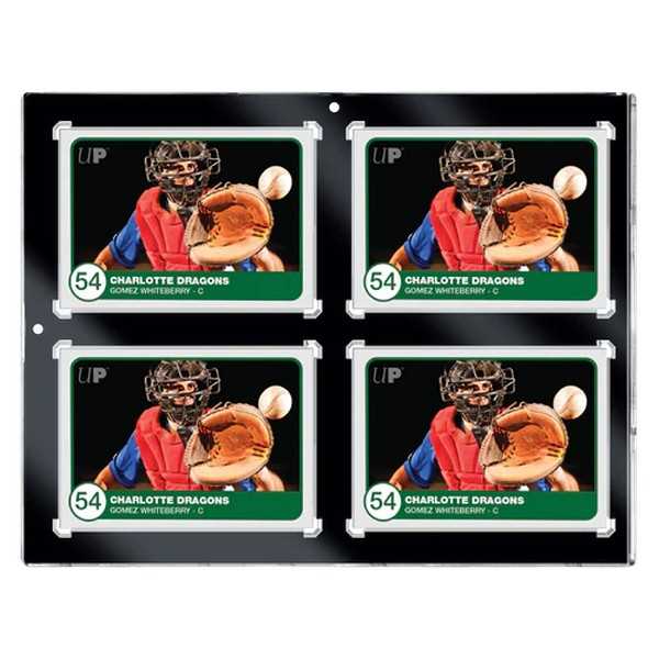 35PT 4-Card Black Border UV ONE-TOUCH Magnetic Holder 1