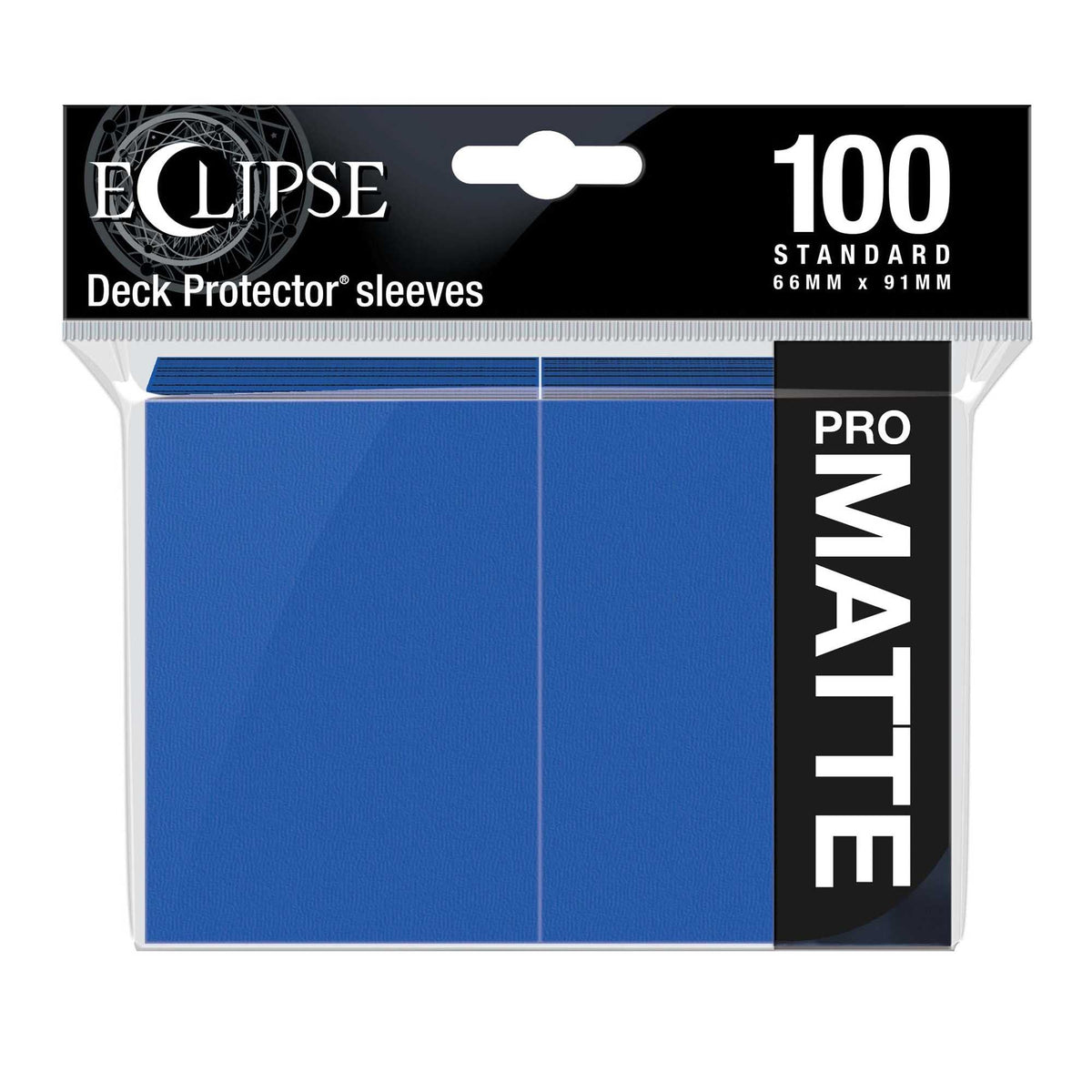 Eclipse Matte Standard Card Sleeves: Pacific Blue (100) 1