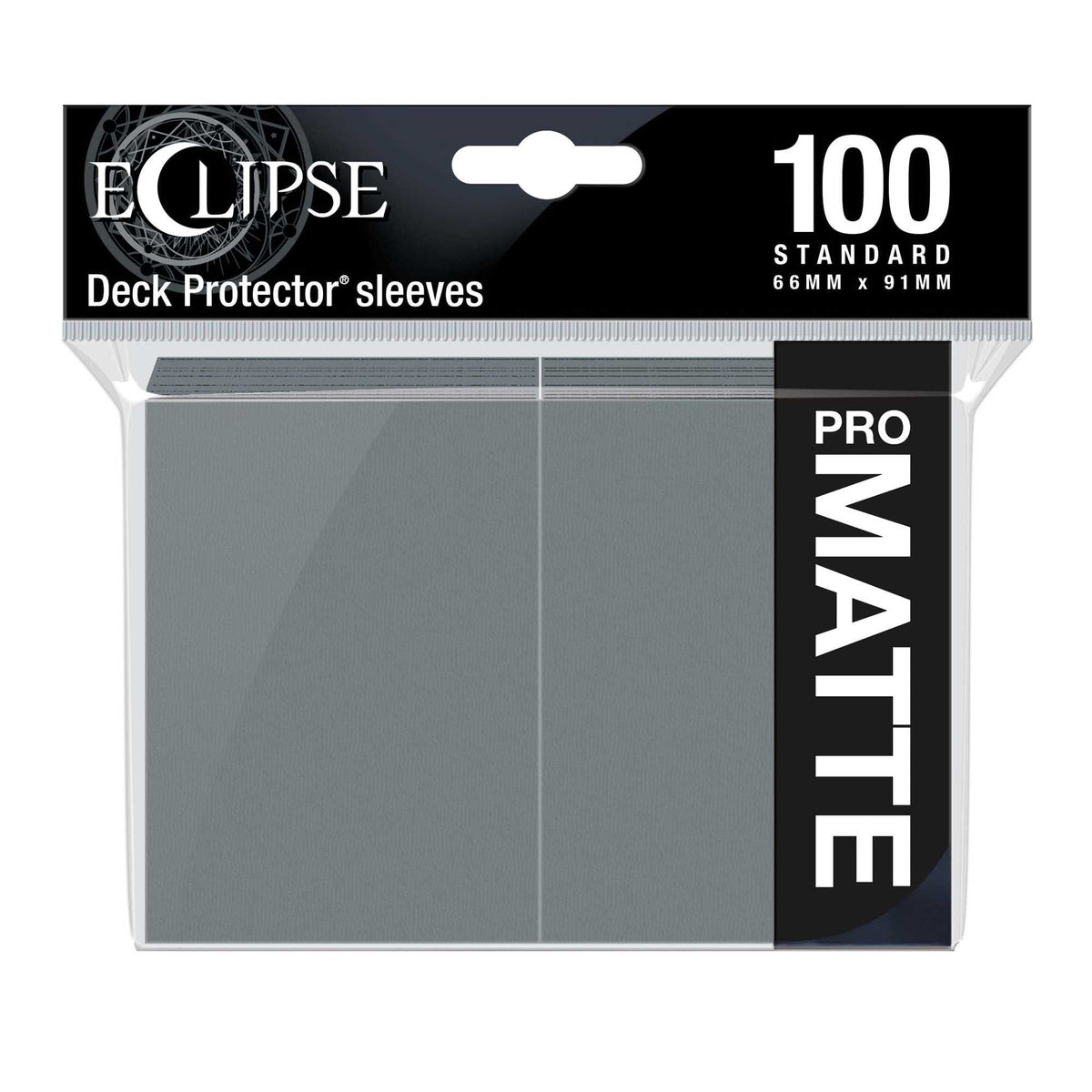 Eclipse Matte Standard Card Sleeves: Smoke Grey (100) 1