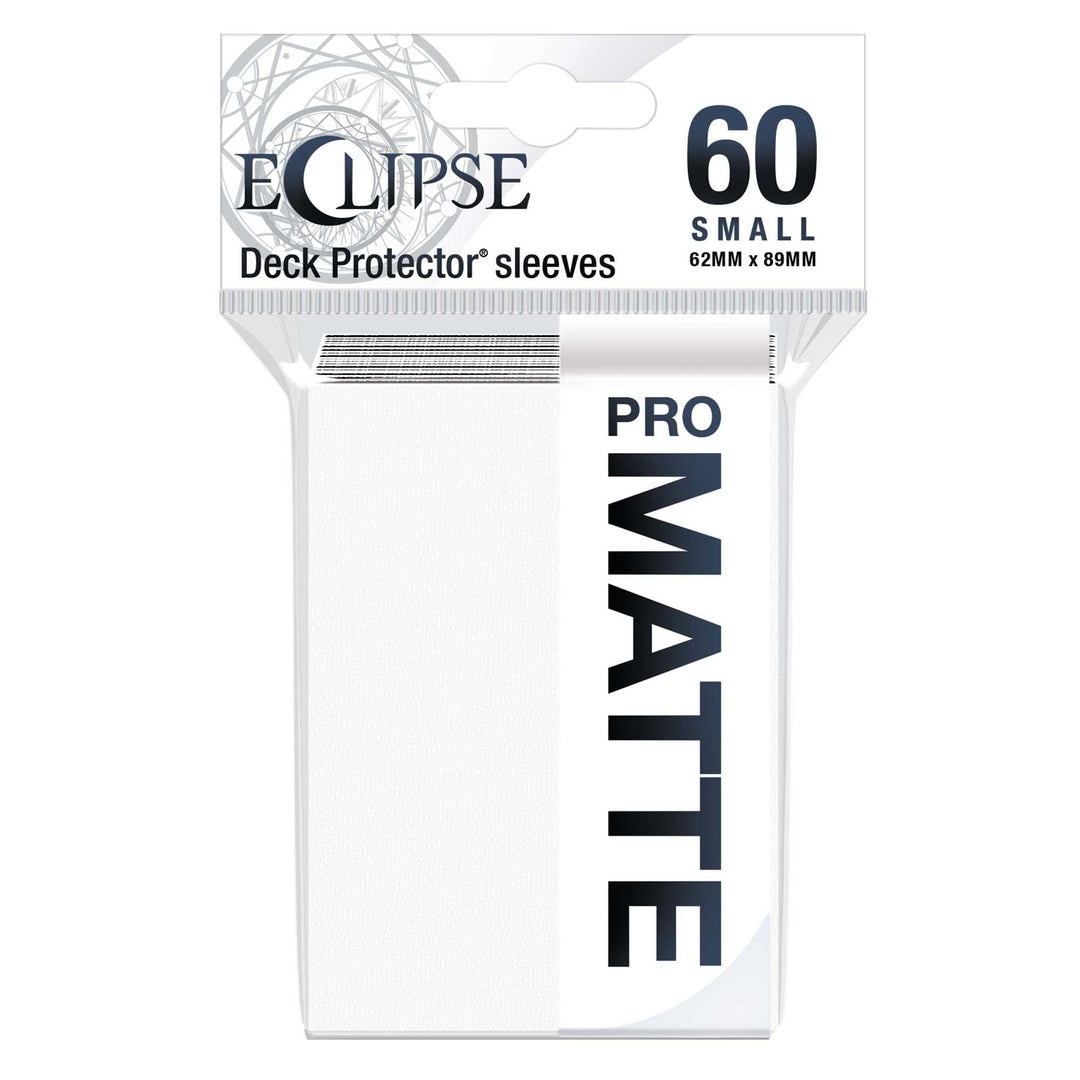 Eclipse Matte Small Card Sleeves: Arctic White (60)