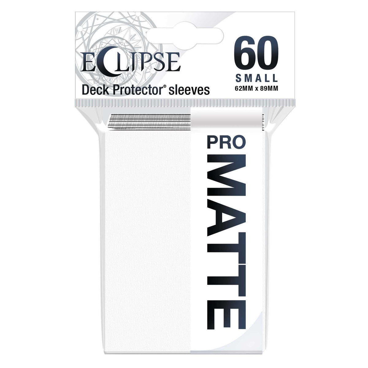 Eclipse Matte Small Card Sleeves: Arctic White (60) 1