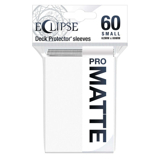 Eclipse Matte Small Card Sleeves: Arctic White (60) 1