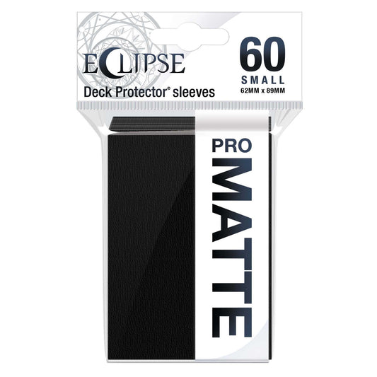 Eclipse Matte Small Card Sleeves: Jet Black (60) 1