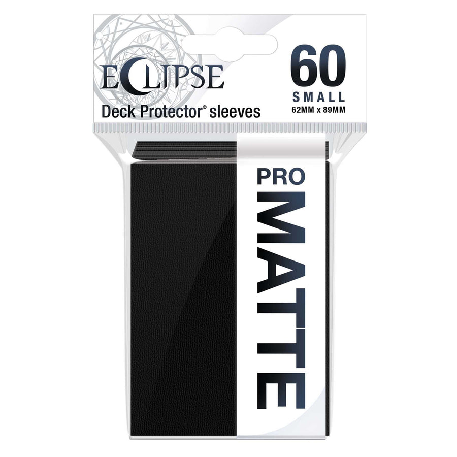 Eclipse Matte Small Card Sleeves: Jet Black (60)