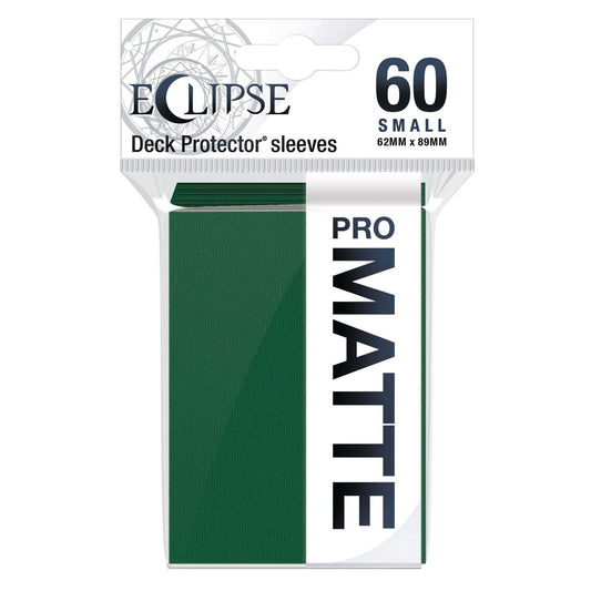 Eclipse Matte Small Card Sleeves: Forest Green (60) 1