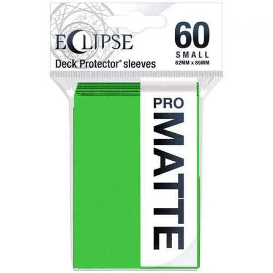 Eclipse Matte Small Card Sleeves: Lime Green (60) 1