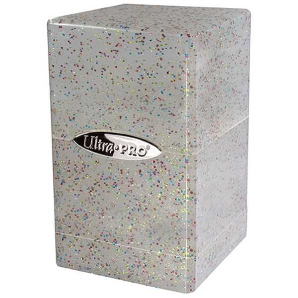 Satin Tower Deck Box - Glitter Clear 1
