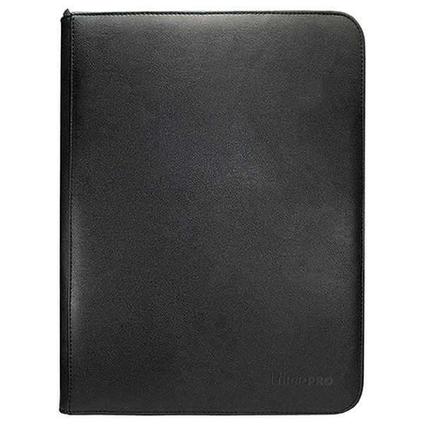 Vivid 9-Pocket Zippered PRO-Binder - Black