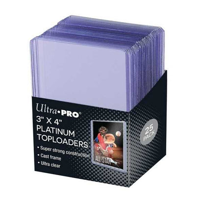 3IN X 4IN Ultra Clear Platinum Toploader 25CT Board Game by Ultra Pro 1