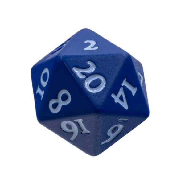 Vivid Heavy Metal Dice: Blue