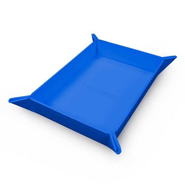 Vivid Magnetic Foldable Dice Tray - Blue 1