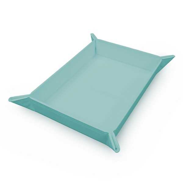 Vivid Magnetic Foldable Dice Tray Light Blue Dice Set by Ultra Pro 1