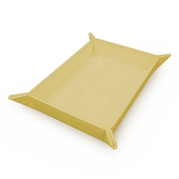 Vivid Magnetic Foldable Dice Tray - Yellow 1