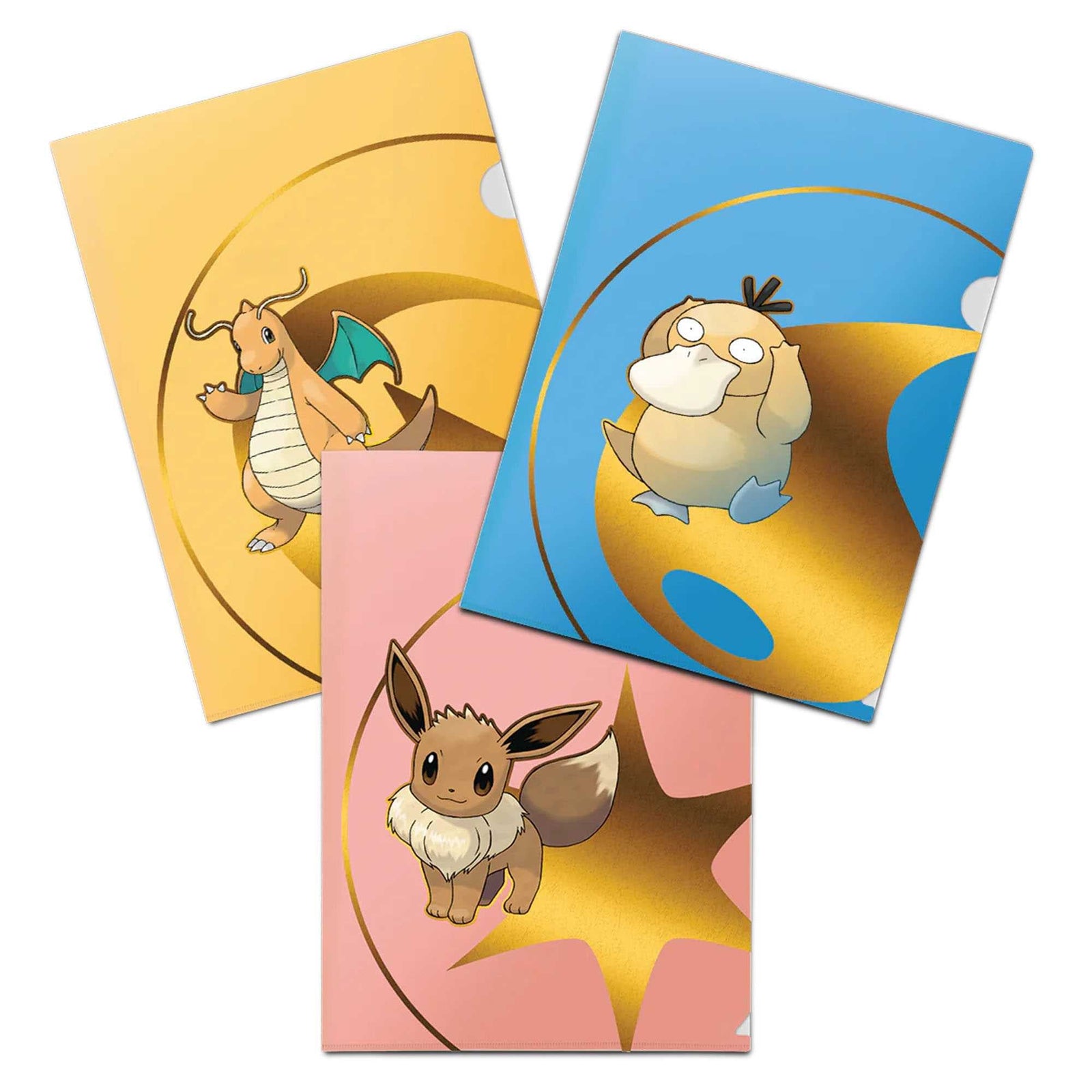 Pokemon Tournament Folios 3 Pack Psyduck Eevee Dragonite 2