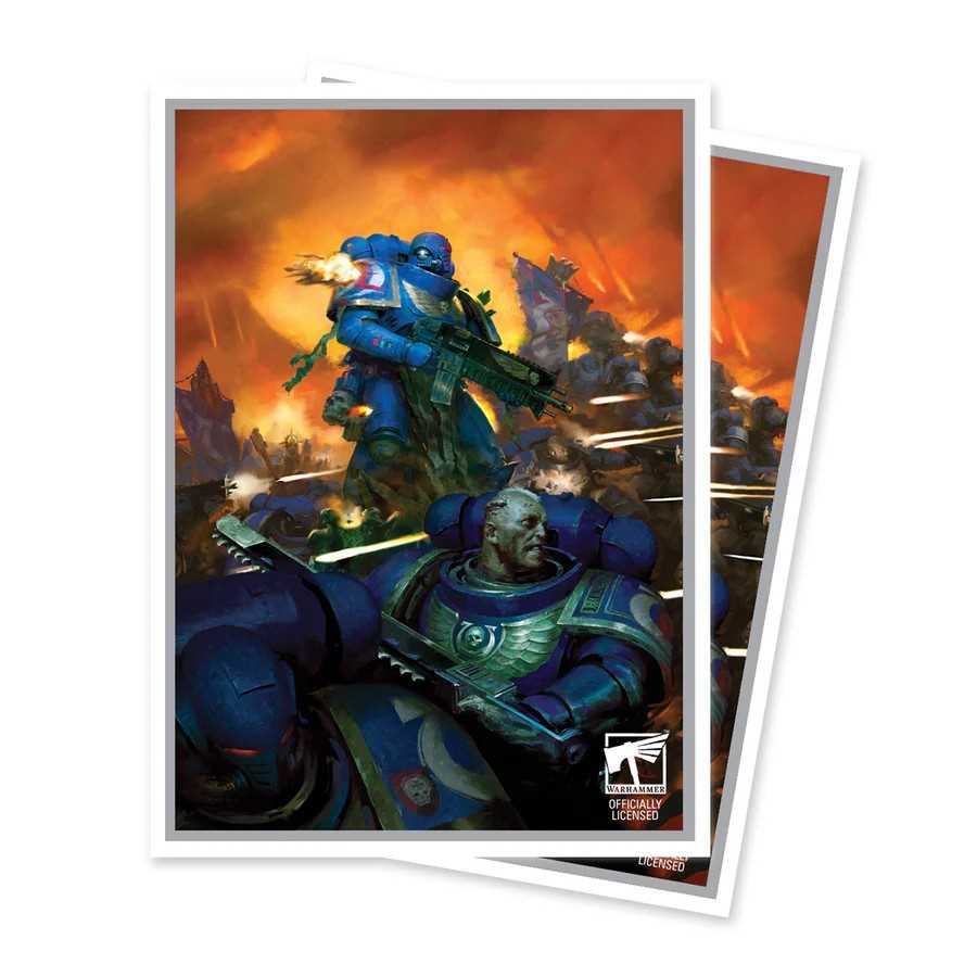 Warhammer 40,000: Space Marines - Adeptus Astartes 105ct Apex Deck Protector Sleeves 2