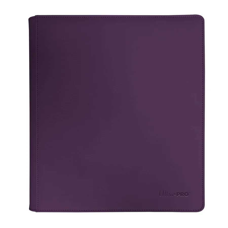 Vivid 12-Pocket Zippered PRO-Binder - Midnight Plum 1