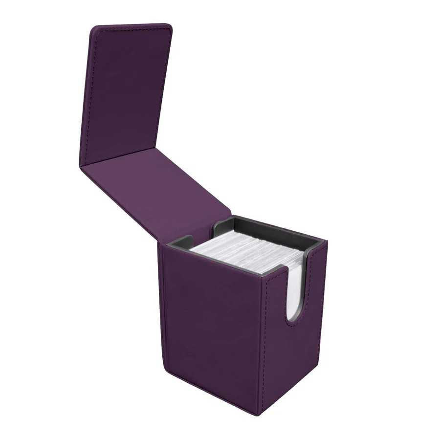 Vivid Alcove Flip Deck Box - Midnight Plum 1