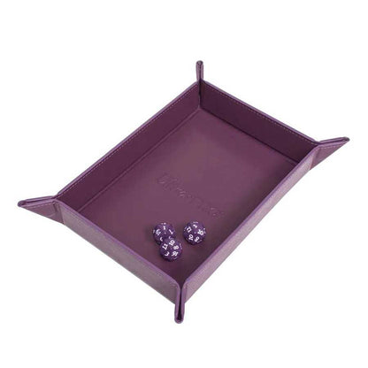 Vivid Magnetic Folding Dice Tray - Midnight Plum 1