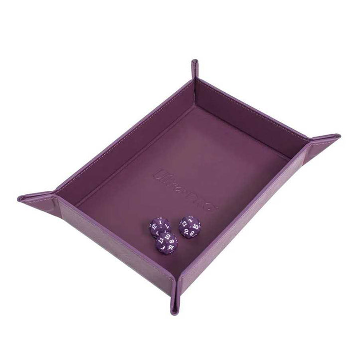 Vivid Magnetic Folding Dice Tray - Midnight Plum 1