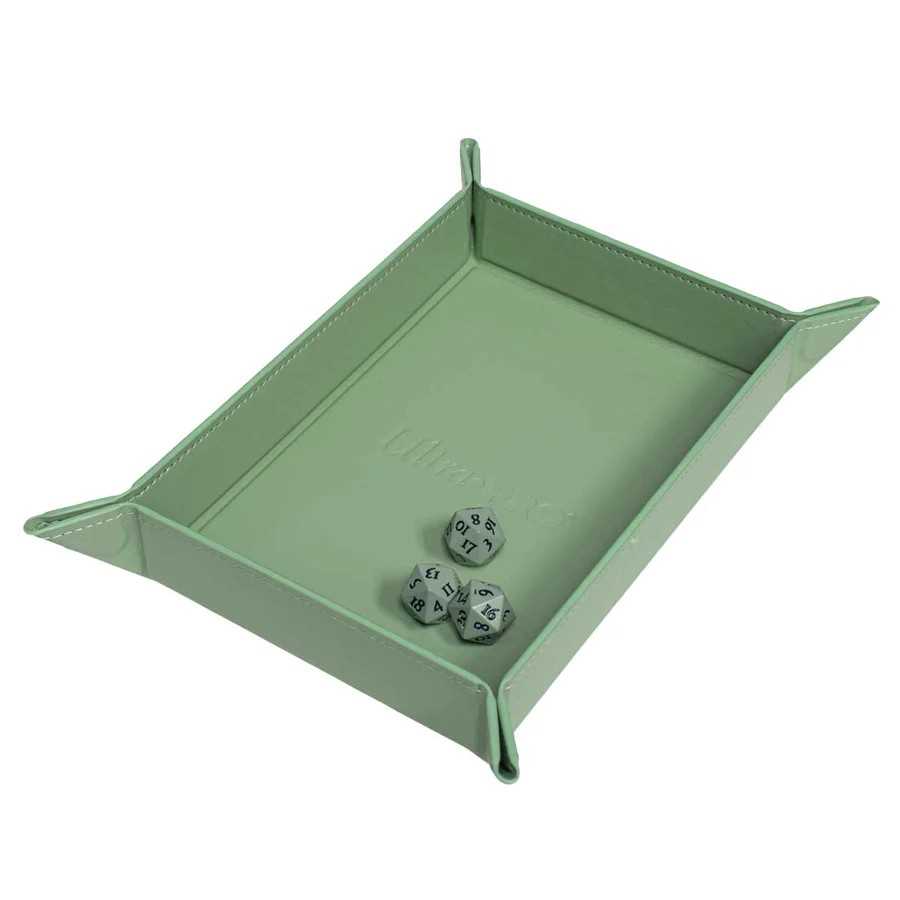 Vivid Magnetic Folding Dice Tray - Cool Matcha 1