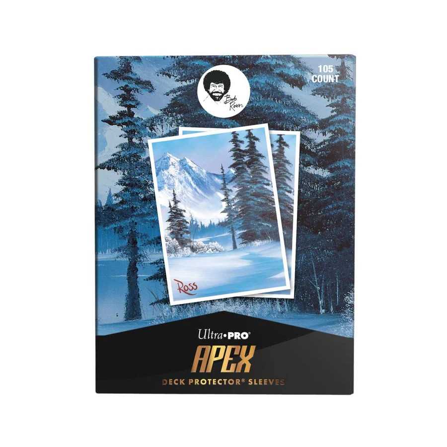 Bob Ross Winter Paradise 105ct Apex Deck Protector Sleeves 1