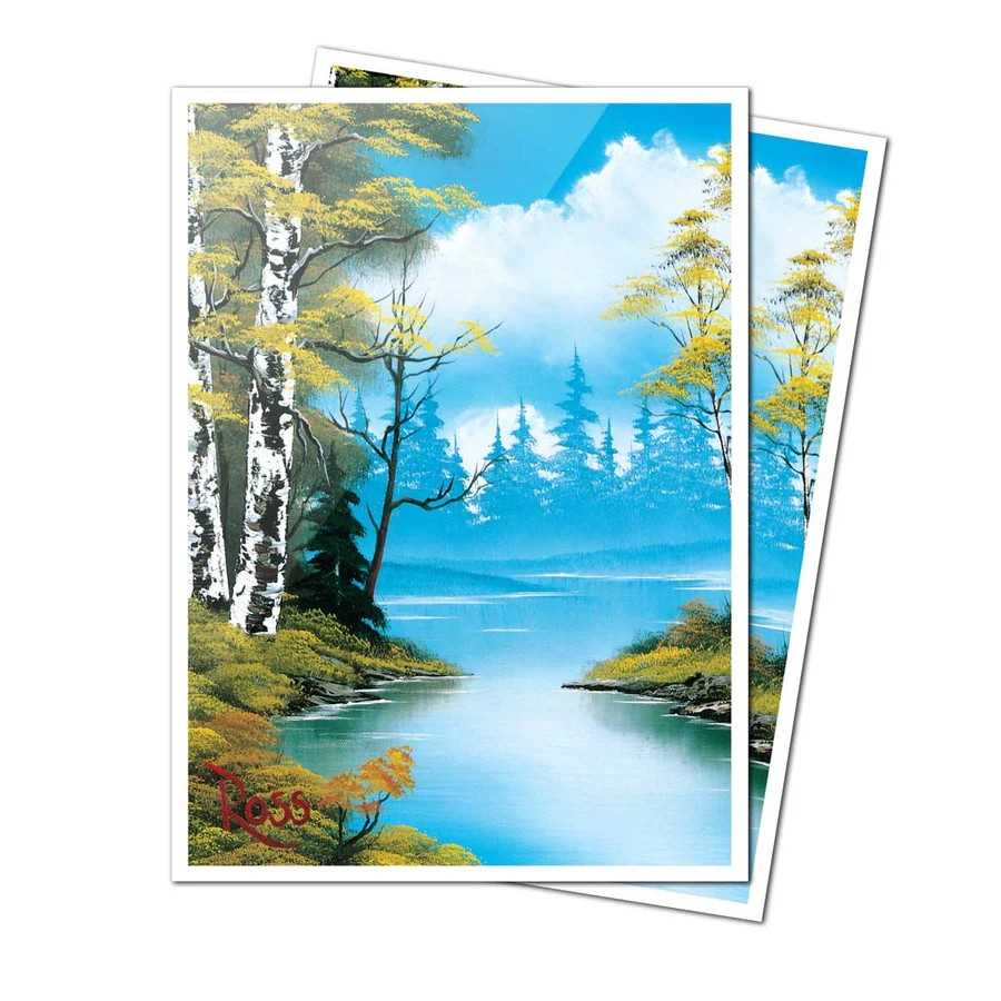 Bob Ross Lakeside Path 105ct Apex Deck Protector Sleeves 1