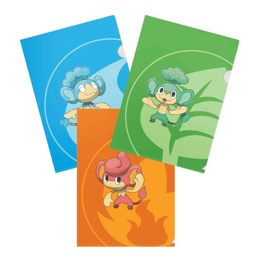 Pokemon Tournament Folios 3 Pack Pansear and Pansage and Panpour Series 4 Gaming Accessory by Ultra Pro 1