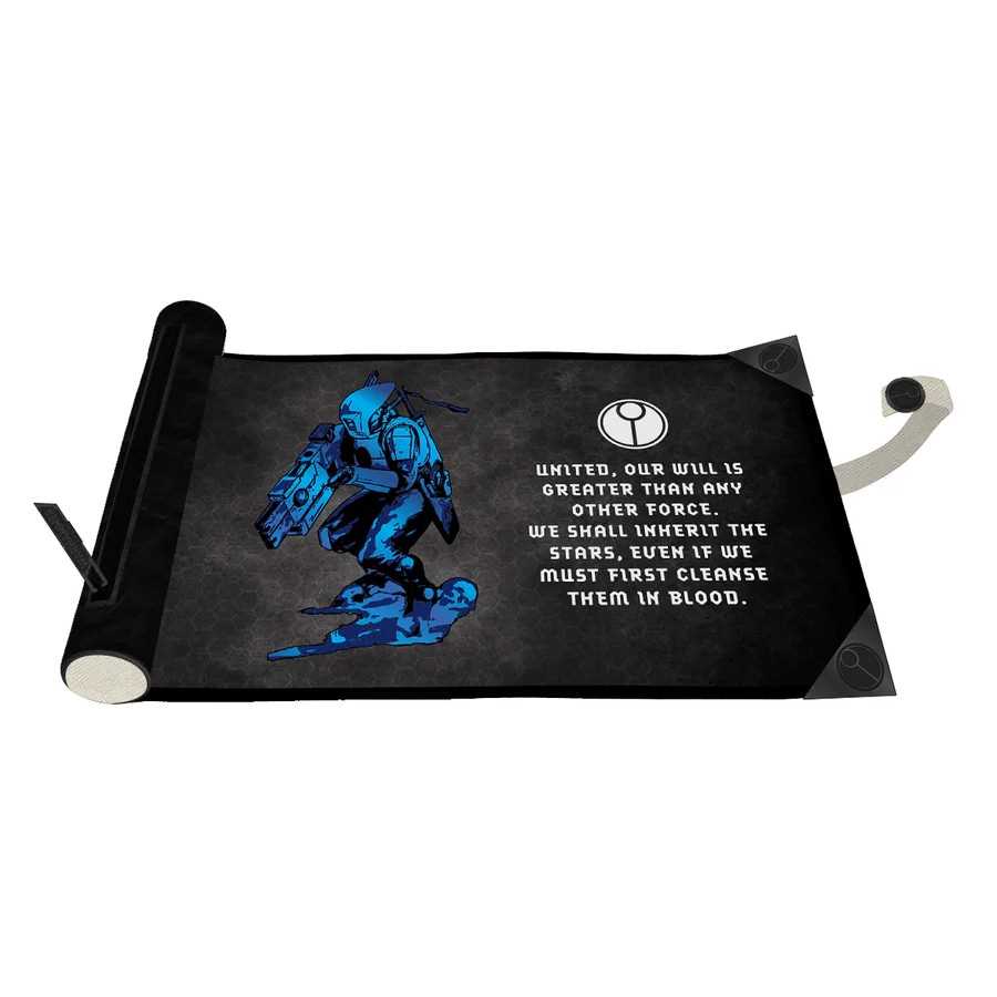 Tau Empire Codex Aligned Dice Scroll Premium Foil Warhammer 40000 Gaming Accessory by Ultra Pro 1