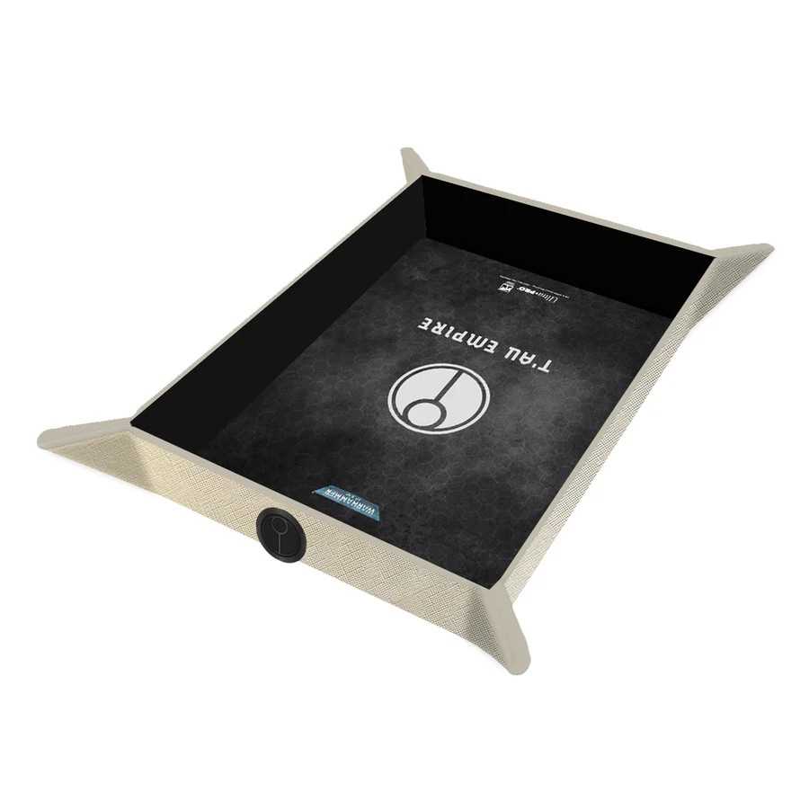 Tau Empire Codex Aligned Folding Dice Tray Premium Warhammer 40000 Gaming Accessory by Ultra Pro 1