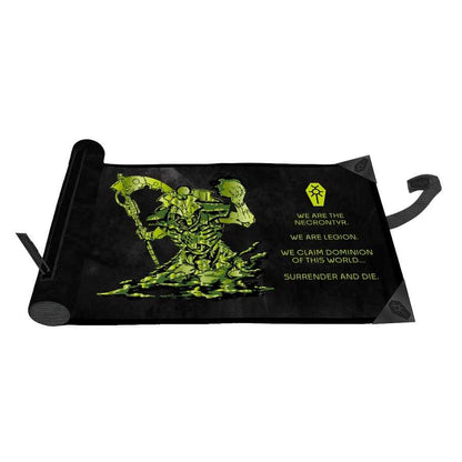 Necron Codex Aligned Dice Scroll Premium Foil Warhammer 40000 Gaming Accessory by Ultra Pro 1
