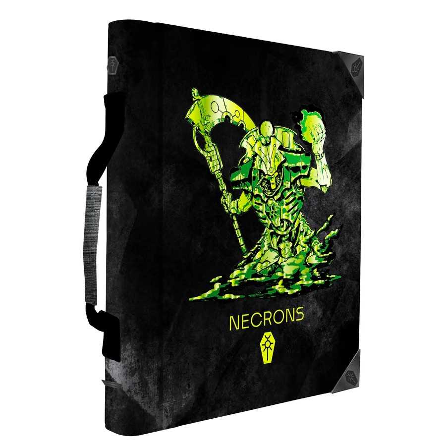 Necron Codex Aligned Codex Book Folio Debossed and Printed Warhammer 40000 Gaming Accessory by Ultra Pro 1