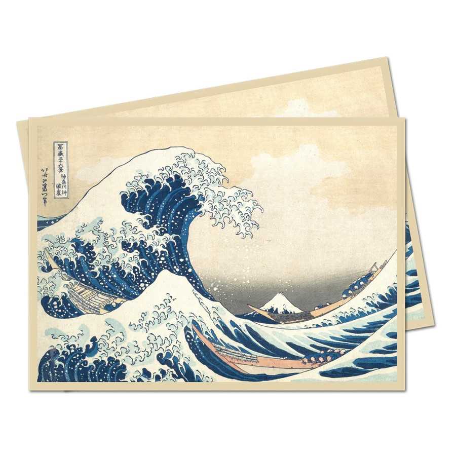The Great Wave off Kanagawa 105ct Apex Deck Protector Sleeves 1