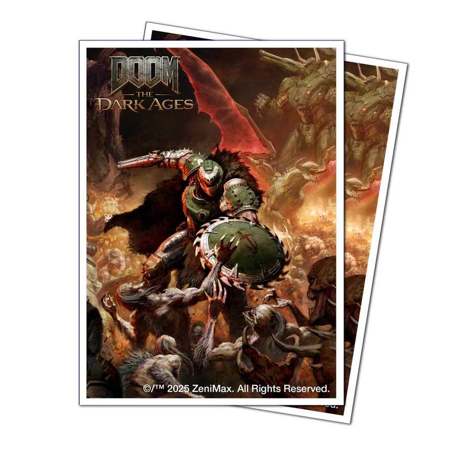 Bethesda Doom 105ct Apex Deck Protector Sleeves 1 Gaming Accessory by Ultra Pro 2