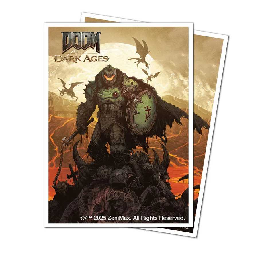 Bethesda Doom 105ct Apex Deck Protector Sleeves 2 Gaming Accessory by Ultra Pro 2