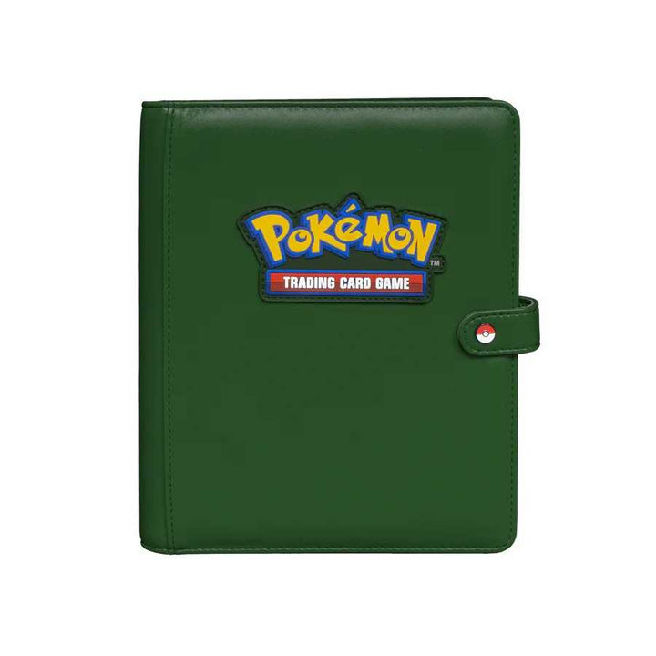 Pokemon 4-Pocket Premium Snap Binder Green Card Game Accessory