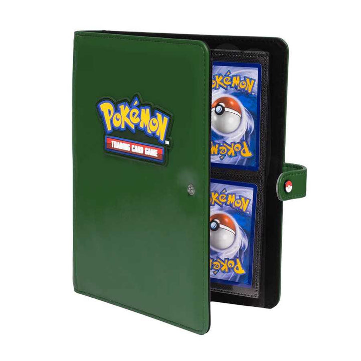 Pokemon 4-Pocket Premium Snap Binder Green Card Game Accessory
